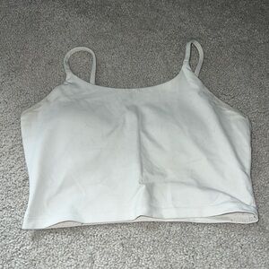 White workout top